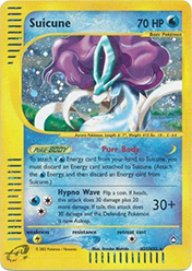 Suicune Aquapolis Pokemon Card