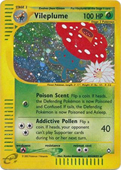 Vileplume Aquapolis Pokemon Card