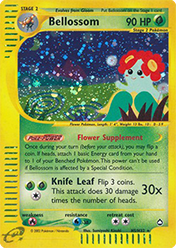 Bellossom Aquapolis Pokemon Card