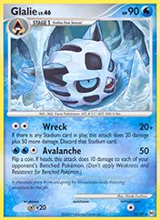 Glalie Arceus Card List