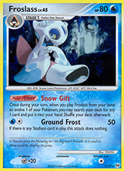 Froslass Arceus Pokemon Card