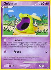 Gulpin Arceus Pokemon Card