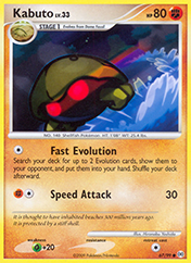 Kabuto Arceus Pokemon Card