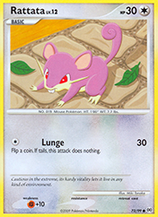 Rattata Arceus Pokemon Card