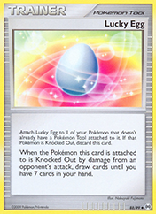 Lucky Egg Arceus Pokemon Card