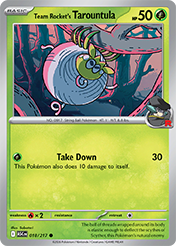Team Rocket's Tarountula Ascended Heroes Pokemon Card