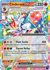 Cinderace EX Ascended Heroes Pokemon Card