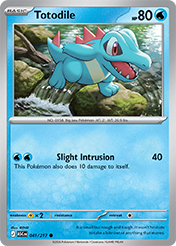 Totodile Ascended Heroes Pokemon Card