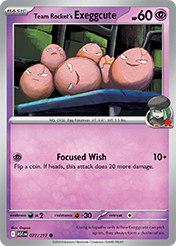 Team Rocket's Exeggcute