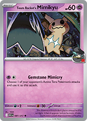 Team Rocket's Mimikyu