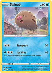 Swinub Astral Radiance Pokemon Card