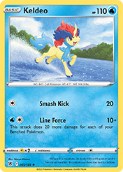 Keldeo Astral Radiance Pokemon Card