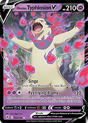 Hisuian Typhlosion V Astral Radiance Pokemon Card