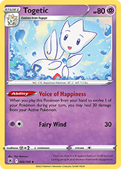 Togetic Astral Radiance Pokemon Card