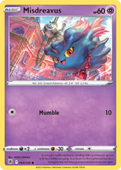Misdreavus Astral Radiance Pokemon Card