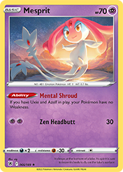 Mesprit Astral Radiance Pokemon Card