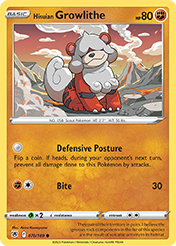 Hisuian Growlithe Astral Radiance Pokemon Card