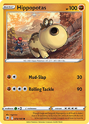 Hippopotas Astral Radiance Pokemon Card