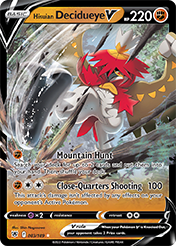 Hisuian Decidueye V Astral Radiance Pokemon Card