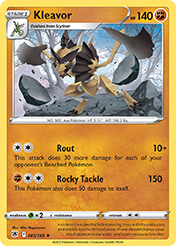 Kleavor Astral Radiance Pokemon Card