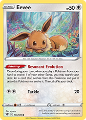 Eevee Astral Radiance Pokemon Card