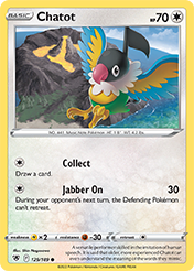 Chatot Astral Radiance Pokemon Card
