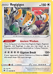 Regigigas Astral Radiance Pokemon Card