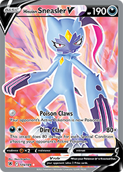 Hisuian Sneasler V Astral Radiance Pokemon Card