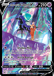 Shadow Rider Calyrex V Astral Radiance Pokemon Card
