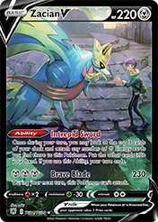 Zacian V Astral Radiance Pokemon Card