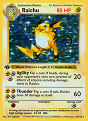 Raichu Base Set Card List