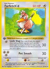 Farfetch'd Base Set Pokemon Card