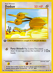 Doduo Base Set Pokemon Card