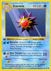 Starmie Base Set Pokemon Card