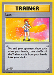 Lass Base Set Pokemon Card