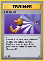 Scoop Up Base Set Pokemon Card
