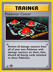Pokemon Center Base Set Pokemon Card