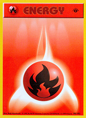 Fire Energy Base Set Pokemon Card