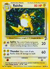 Raichu Base Set 2 Card List