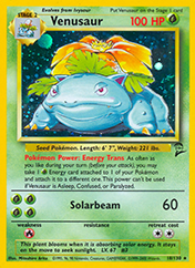 Venusaur Base Set 2 Card List