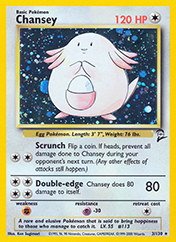 Chansey Base Set 2 Card List