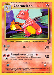 Charmeleon Base Set 2 Pokemon Card