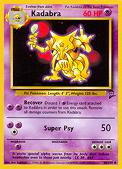 Card image - Kadabra - 46 from Base Set 2