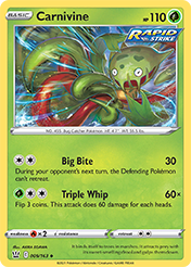 Carnivine Battle Styles Card List