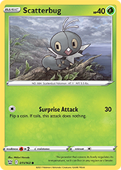 Scatterbug Battle Styles Pokemon Card
