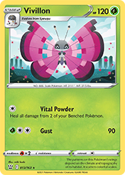 Vivillon Battle Styles Card List