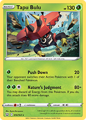 Tapu Bulu Battle Styles Pokemon Card