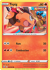 Tepig Battle Styles Pokemon Card