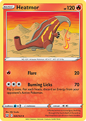 Heatmor Battle Styles Pokemon Card