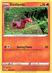 Sizzlipede Battle Styles Pokemon Card